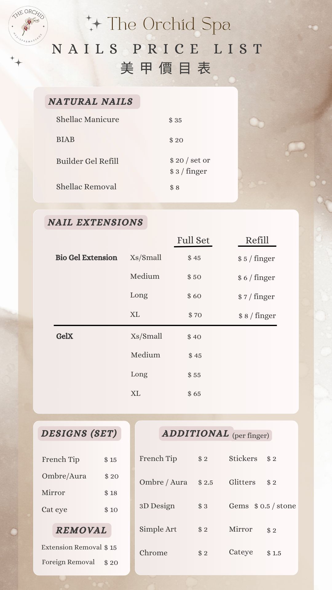 Service Price List 2